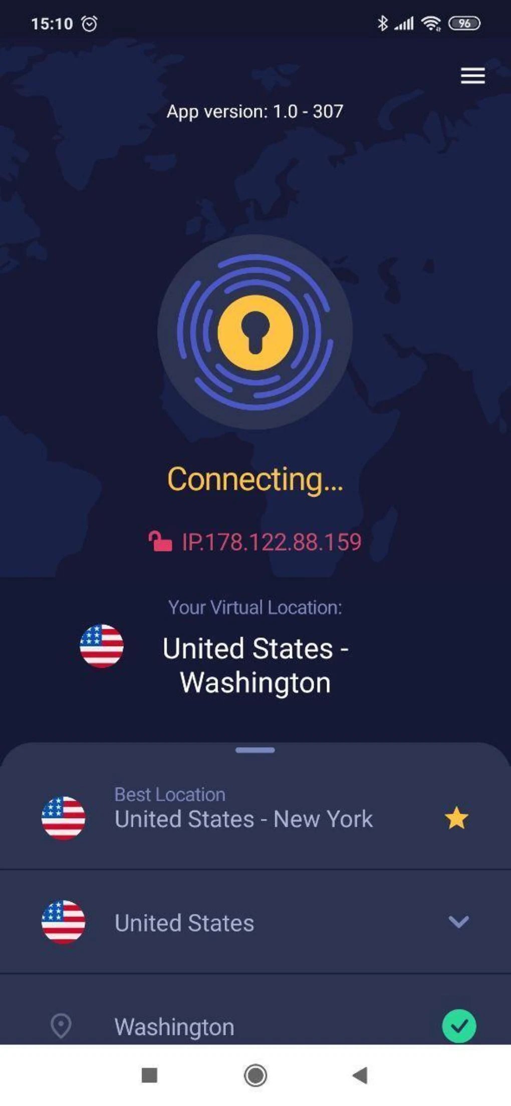 PrivadoVPN screenshot 2