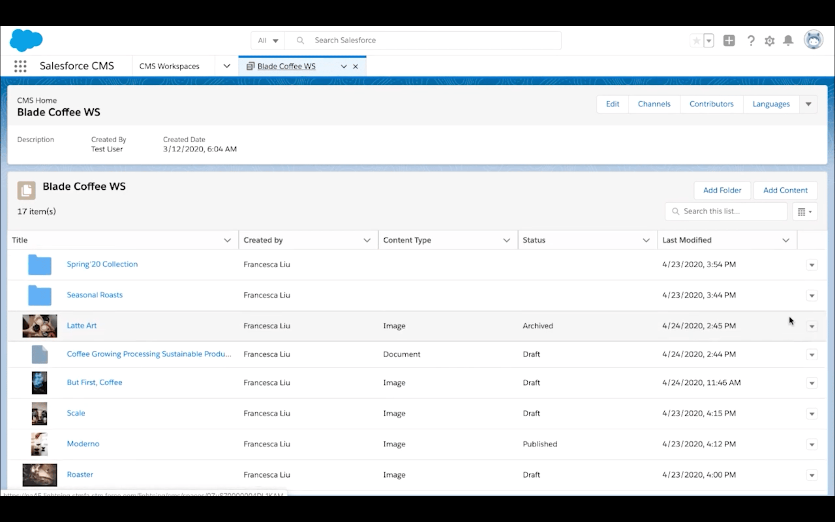 Salesforce Content Management screenshot 3