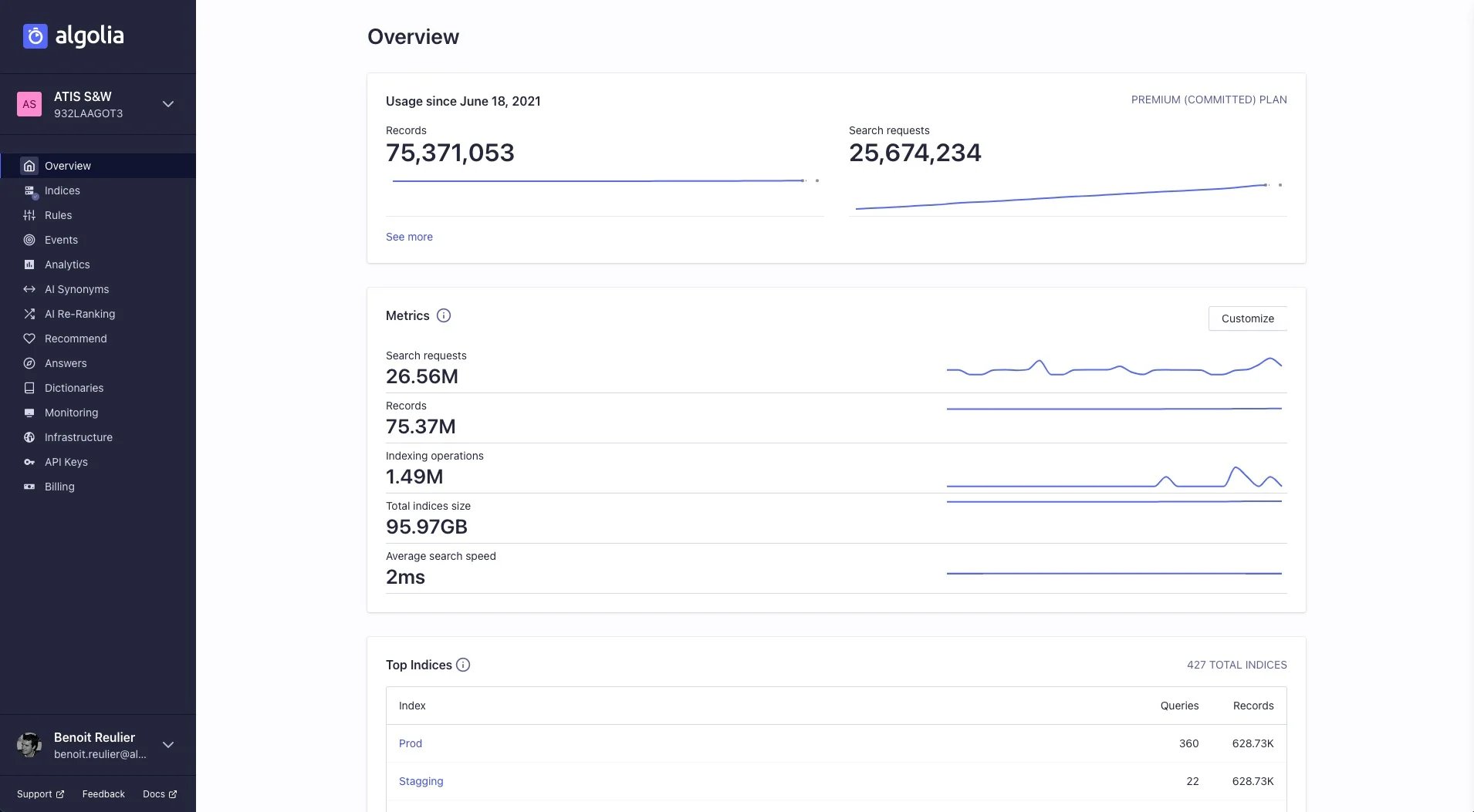 Algolia screenshot 4