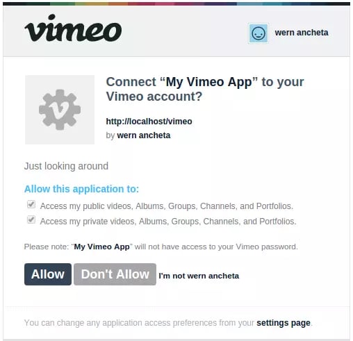 Vimeo screenshot 2
