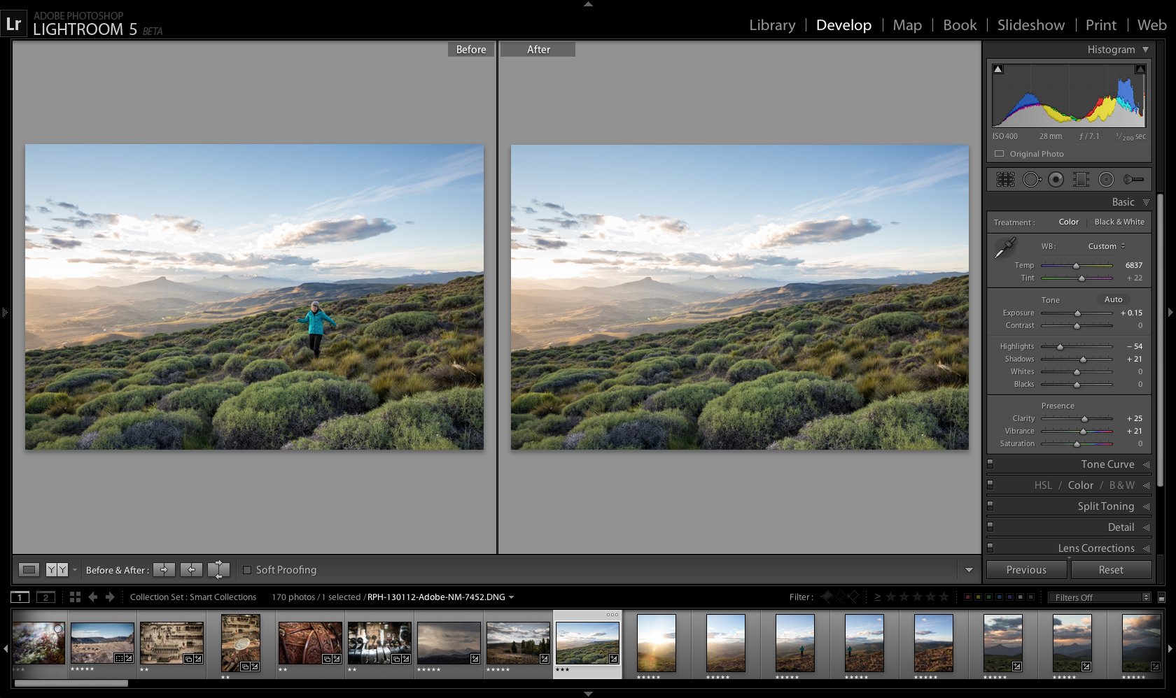Adobe Lightroom screenshot 1