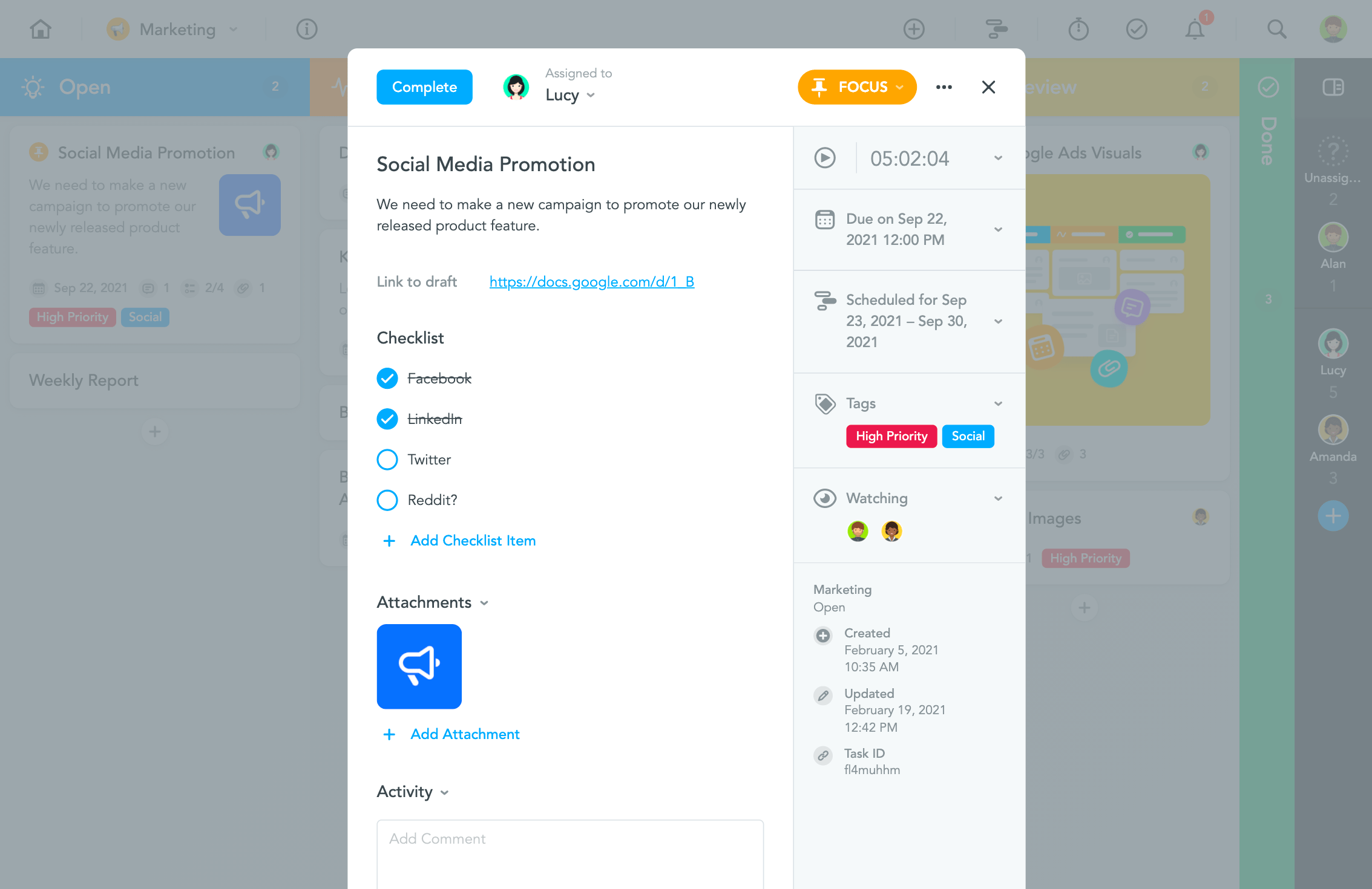MeisterTask screenshot 3