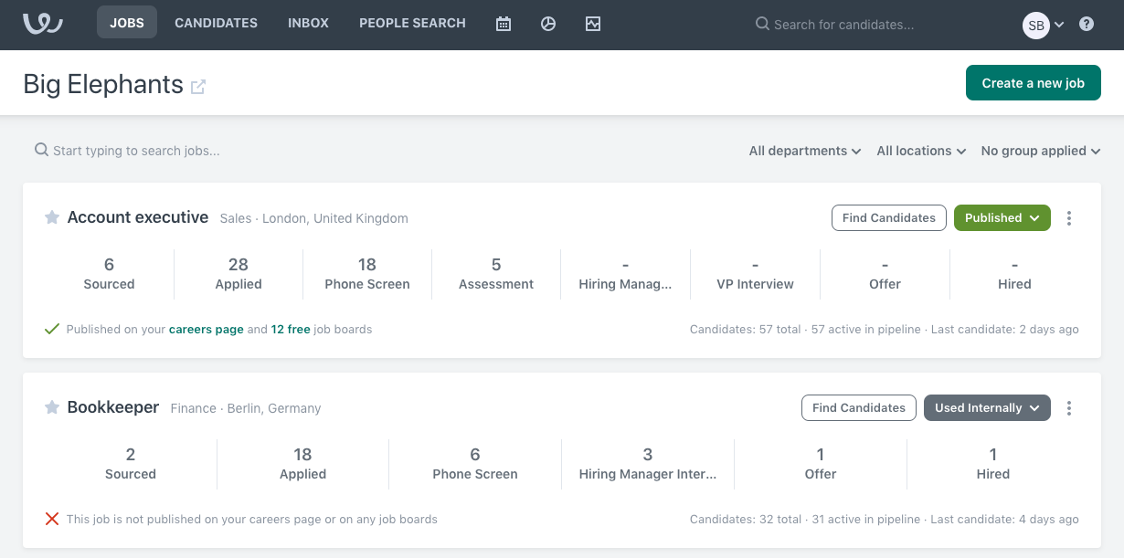 Workable screenshot 1