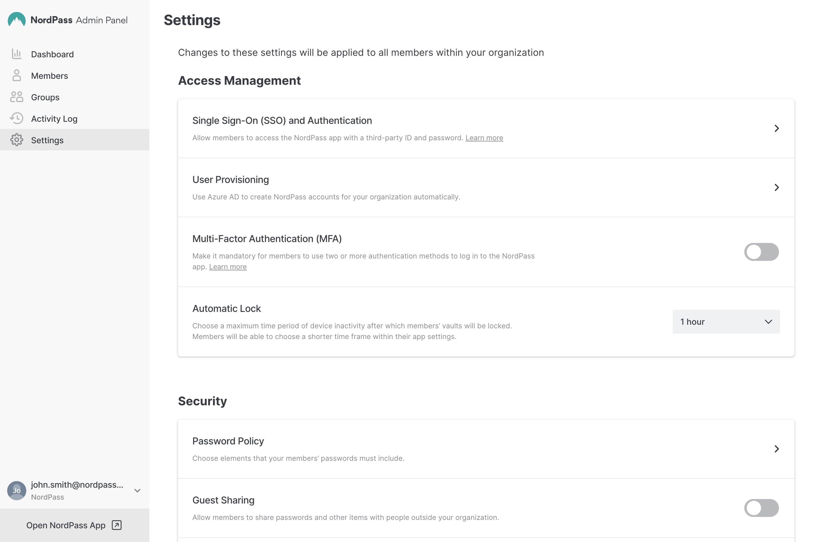 Nordpass screenshot 5