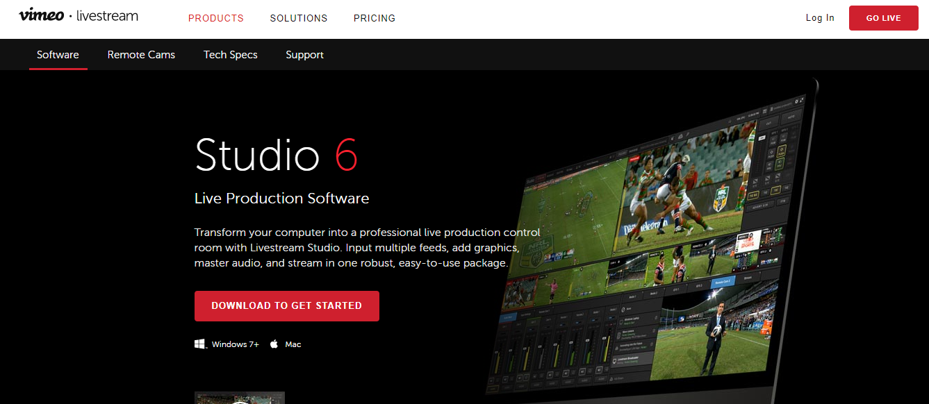 Vimeo Livestream screenshot 1