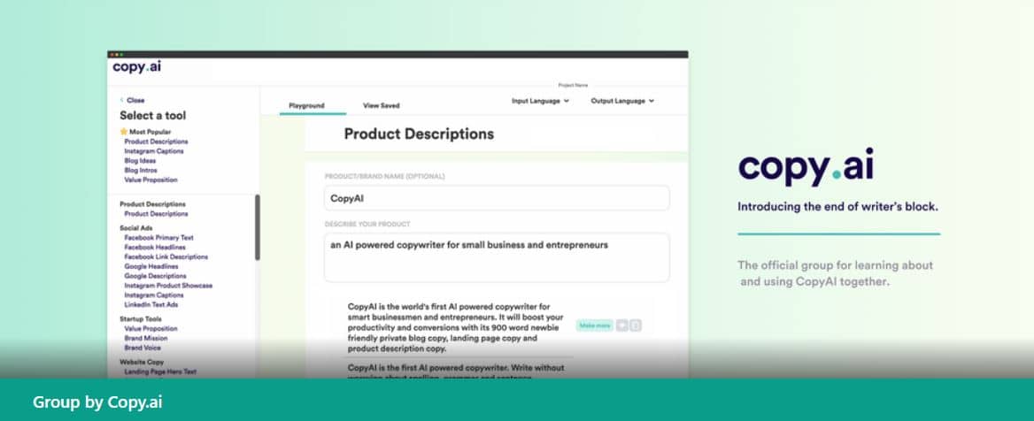 Copy.ai screenshot 3