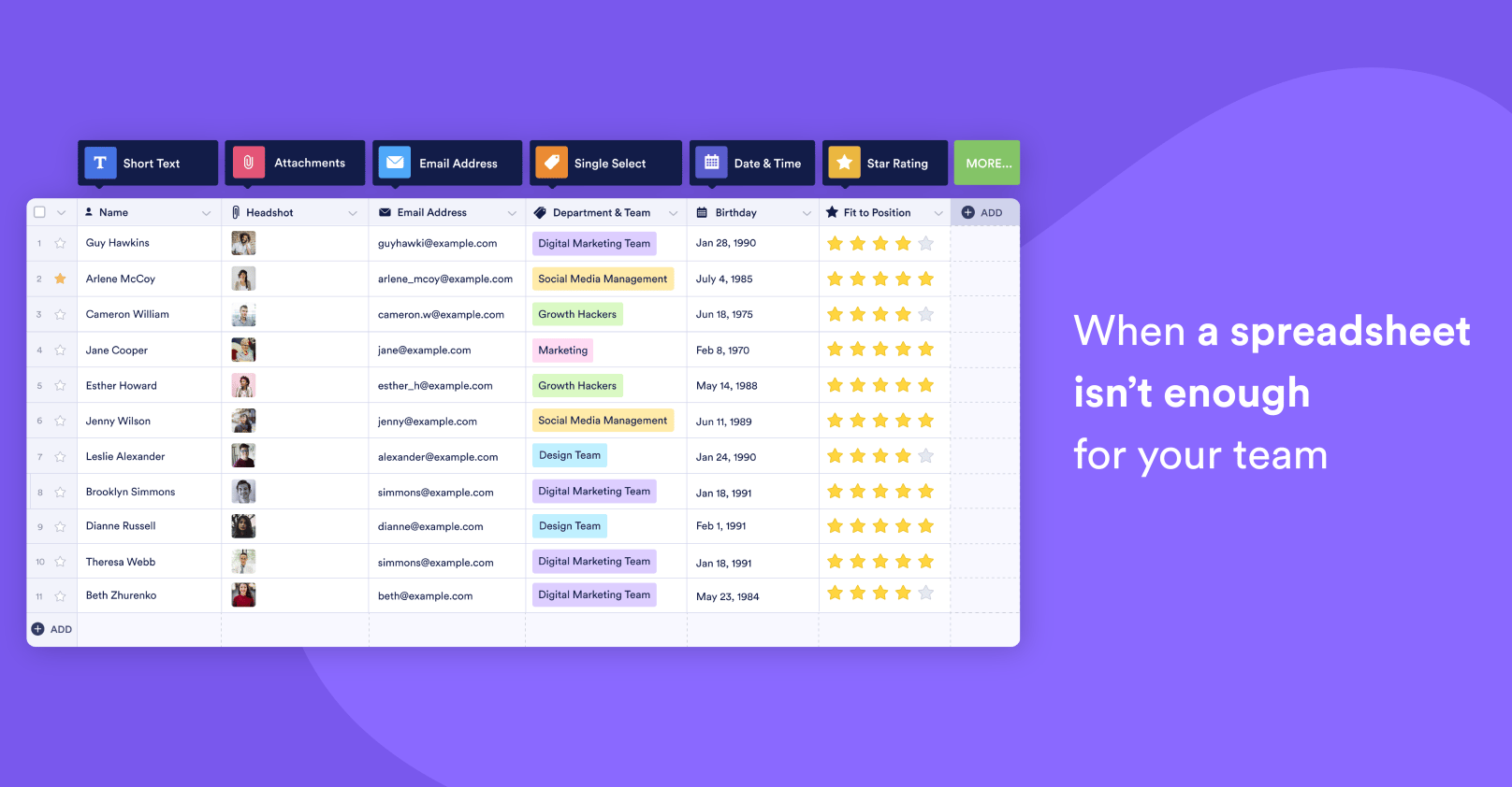 Jotform Tables screenshot 2